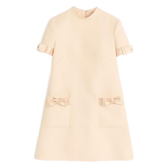 Valentino Women Wool And Silk Short Dress